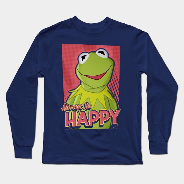 Always Be Happy Long Sleeve T-Shirt by ShaharShapira